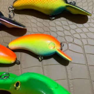 Lote 6 señuelos pesca - crankbait / plug