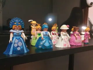 Lote Playmobil: Princesas, Reinas y Maniquíes