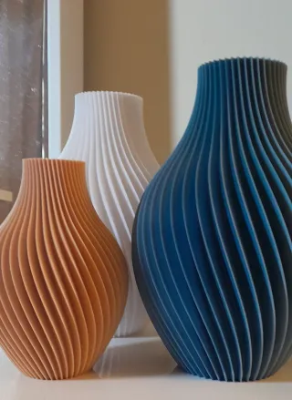 Conjunto 3 Vasos Decorativos Modernos