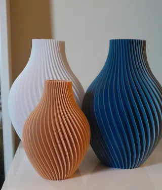 Conjunto 3 Vasos Decorativos Modernos