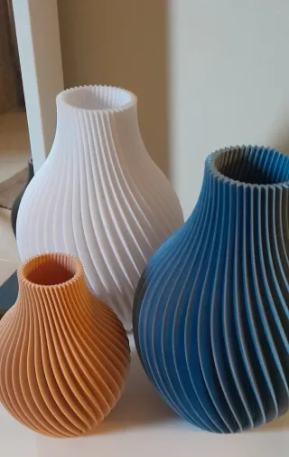 Conjunto 3 Vasos Decorativos Modernos