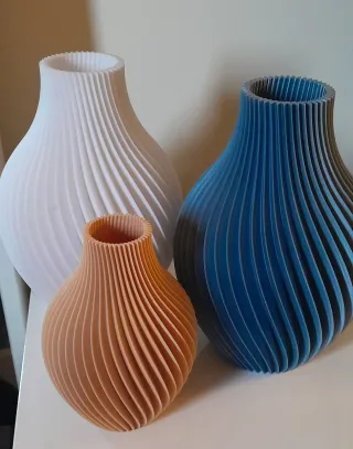 Conjunto 3 Vasos Decorativos Modernos