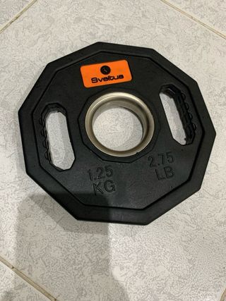 Discos de Pesas Sveltus 10kg y 1.25kg