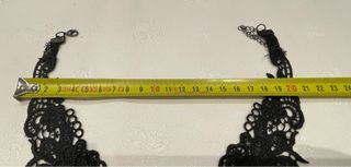 Gargantilla encaje gótico y abalorios