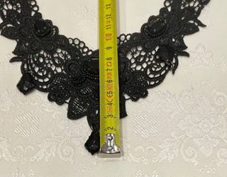 Gargantilla encaje gótico y abalorios