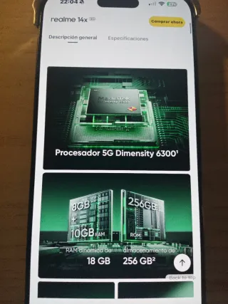 Realme Canon 14X 5G Nuevo sin abrir