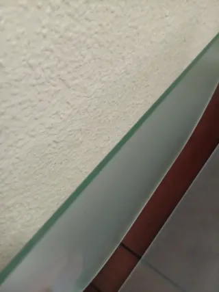 Estanterías de cristal grueso