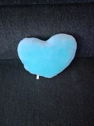 Cojín Corazón Azul Crush