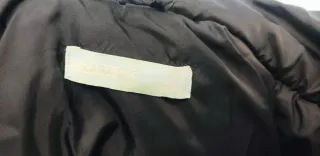 Chaqueta Anorak plumífero ZARA TRF Talla M Negra