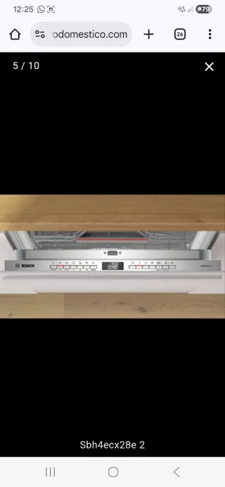 Lavastoviglie integrabile Bosch SBH4ECX28E