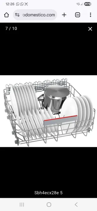 Lavastoviglie integrabile Bosch SBH4ECX28E