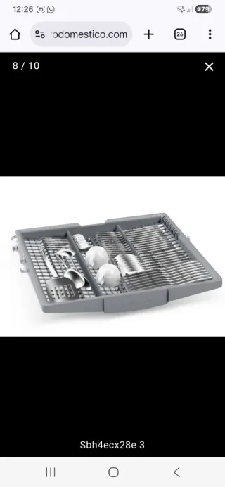 Lavastoviglie integrabile Bosch SBH4ECX28E