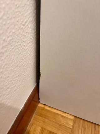 Zapatero 2 puertas blanco y negro