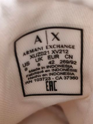 Zapatillas Armani Exchange Talla 42