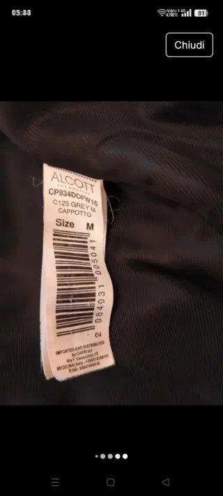 Cappottino donna Alcott grigio scuro