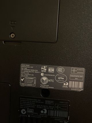 Portátil Compaq 610 Windows 7 Home Premium