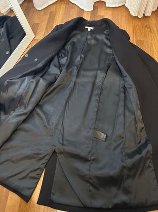 Cappotto H&M nero con cintura