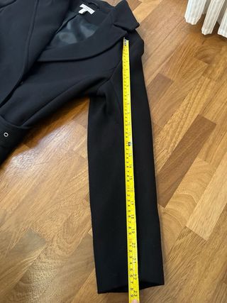 Cappotto H&M nero con cintura