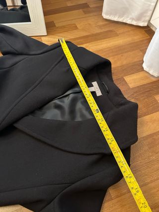 Cappotto H&M nero con cintura