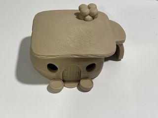 Casita hamster estilo picapiedra