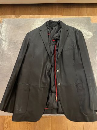 Chaqueta Piel Carolina Herrera c/ Chaleco