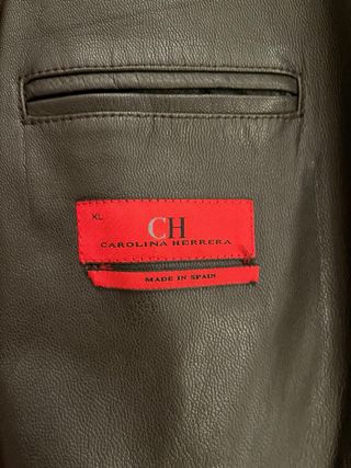 Chaqueta Piel Carolina Herrera c/ Chaleco
