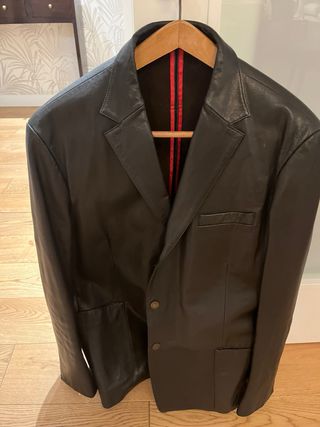 Chaqueta Piel Carolina Herrera c/ Chaleco