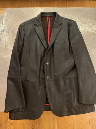 Chaqueta Piel Carolina Herrera c/ Chaleco