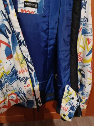 Chaqueta Quiksilver Talla 12 Estampada