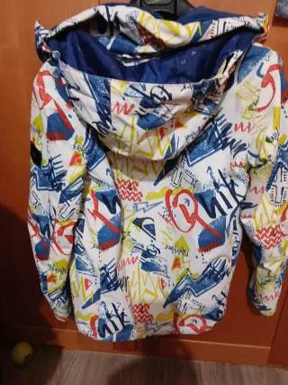 Chaqueta Quiksilver Talla 12 Estampada