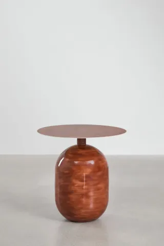 Mesa auxiliar baja metálica Truax