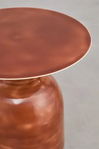 Mesa auxiliar baja metálica Truax