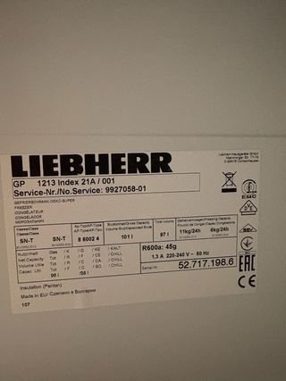 Congelador LIEBHERR