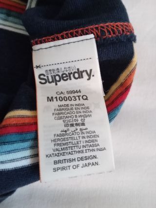 Camiseta Superdry Talla XL (L real) Hombre