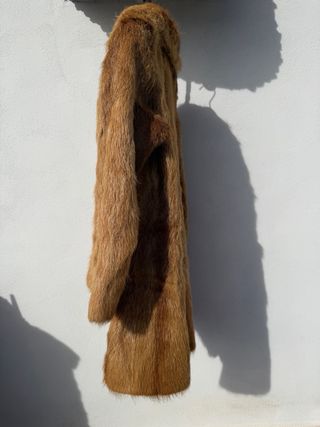 Pelliccia vintage marrone