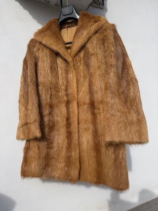 Pelliccia vintage marrone