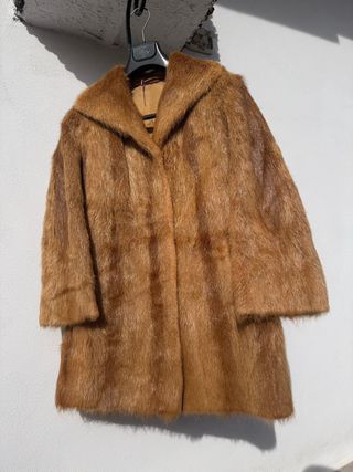 Pelliccia vintage marrone