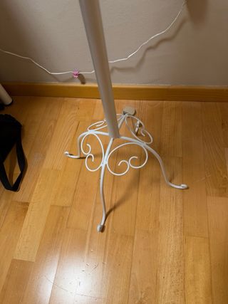 Perchero Maniquí Blanco Metal