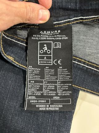 Pantalón vaquero Armure Conrad Talla 32 Azul