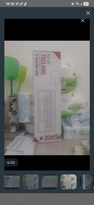 Kit Teclado y Ratón  USB Pojase, 20 eur.