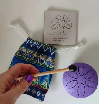 Tambor Zen Púrpura + Bolas Antiestrés