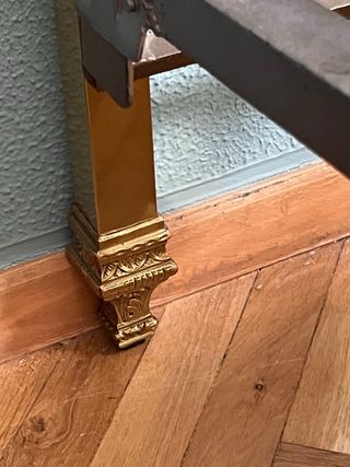 Cabecero de latón 90 cm