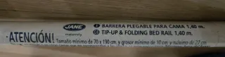 Barrera Cama Jane Abatible 140cm