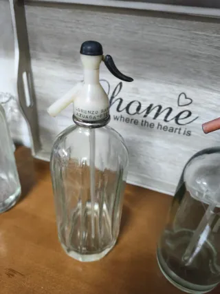 4 Botellas Sifón Vintage ...18€ cada botella