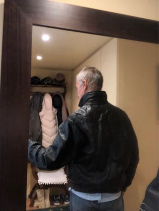 Cazadora Piel Negra T52 Marca Vere Pelle Italiana.