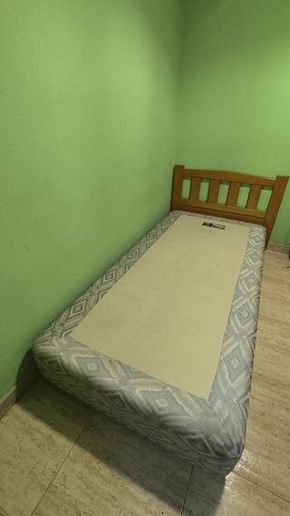 Cama individual completa con canapé