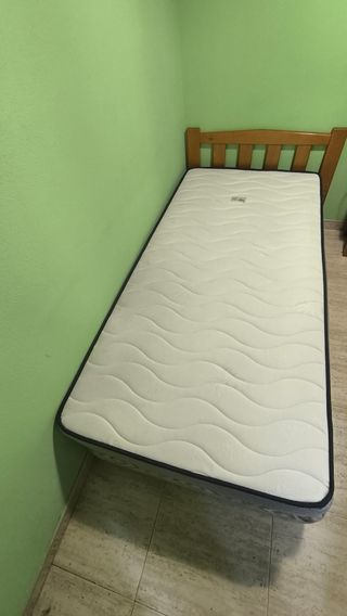 Cama individual completa con canapé