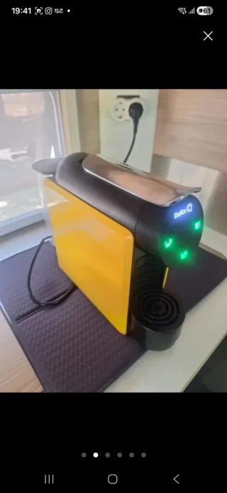 Cafetera Delta Q Amarilla