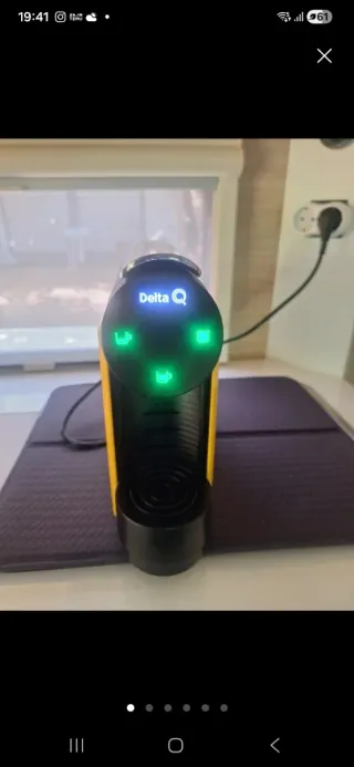 Cafetera Delta Q Amarilla