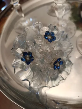 Fiore in vetro decorativo